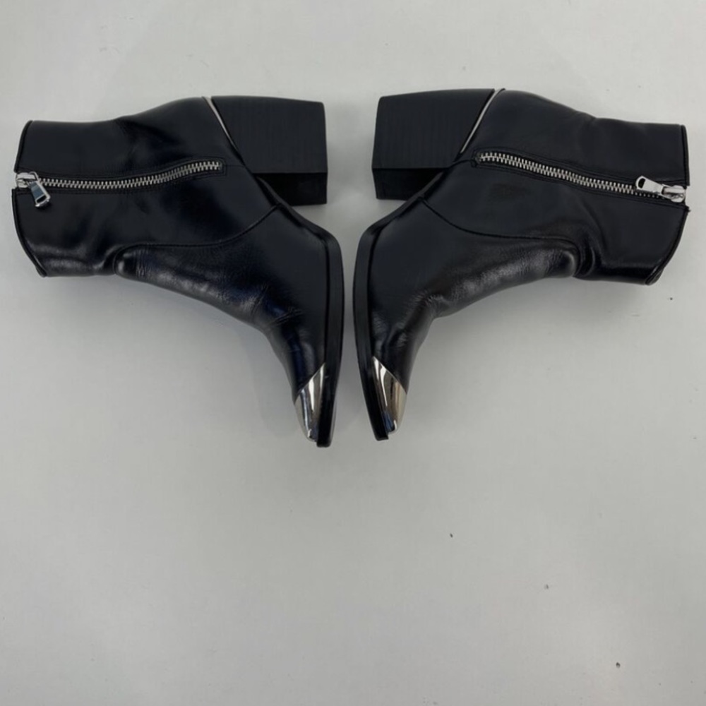 Steven Madden silver tip booties